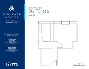 23456 Madero, Mission Viejo, CA à louer Plan d’étage- Image 1 de 1