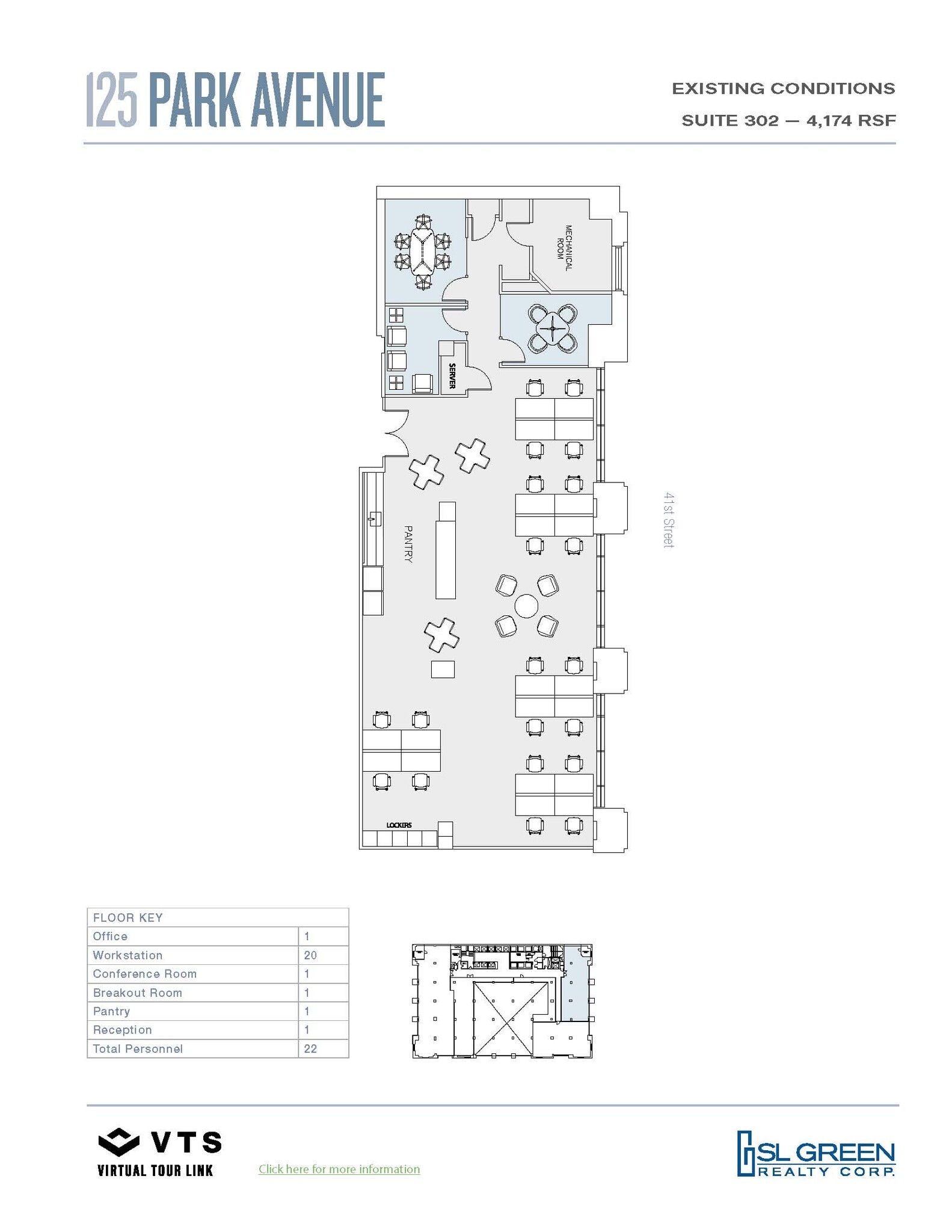 125 Park Ave, New York, NY à louer Plan d’étage- Image 1 de 4