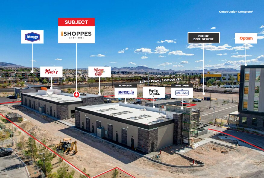 The Shoppes at St. Rose portefeuille de 2 propriétés à vendre sur LoopNet.ca - Aérien - Image 2 de 10