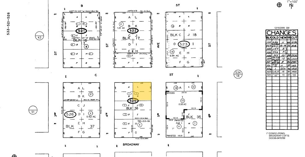 427 C St, San Diego, CA à louer - Plan cadastral - Image 3 de 15