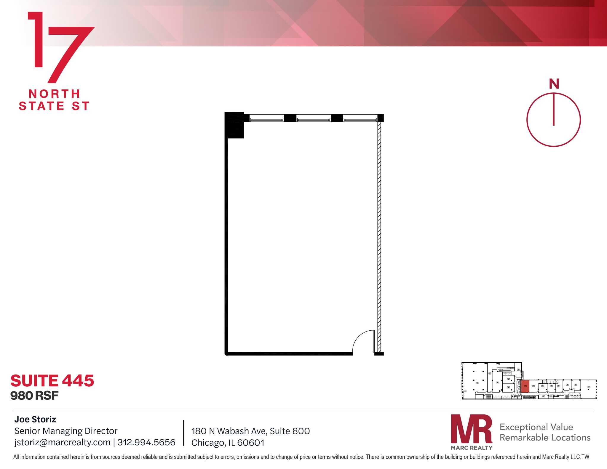 17 N State St, Chicago, IL for lease Floor Plan- Image 1 of 3