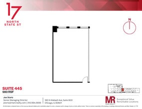 17 N State St, Chicago, IL for lease Floor Plan- Image 1 of 3