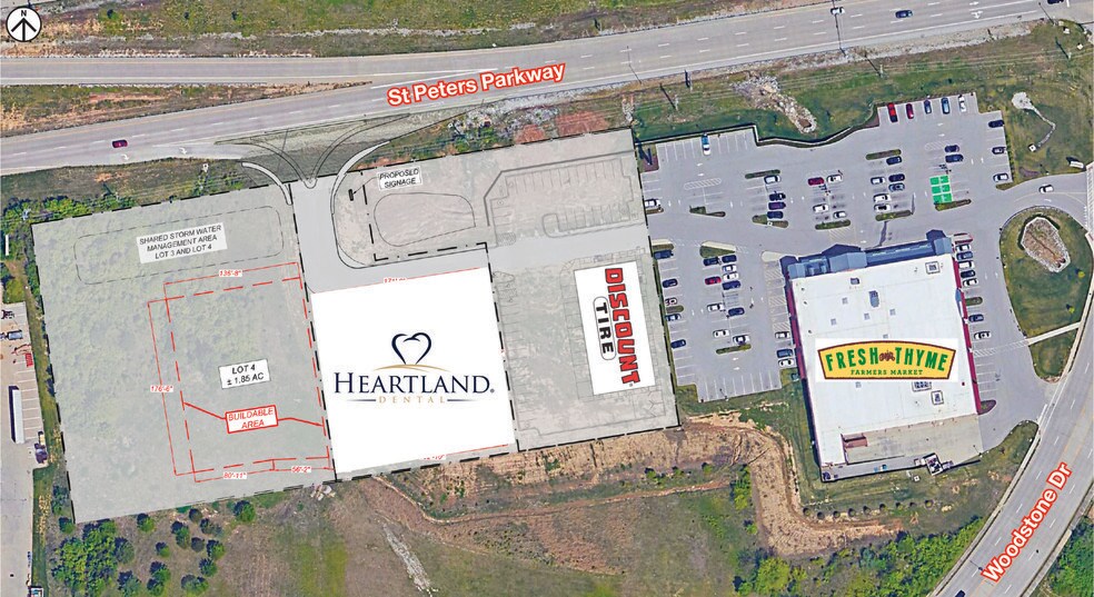 3646 S Saint Peters Pky, Saint Peters, MO for lease - Site Plan - Image 1 of 5