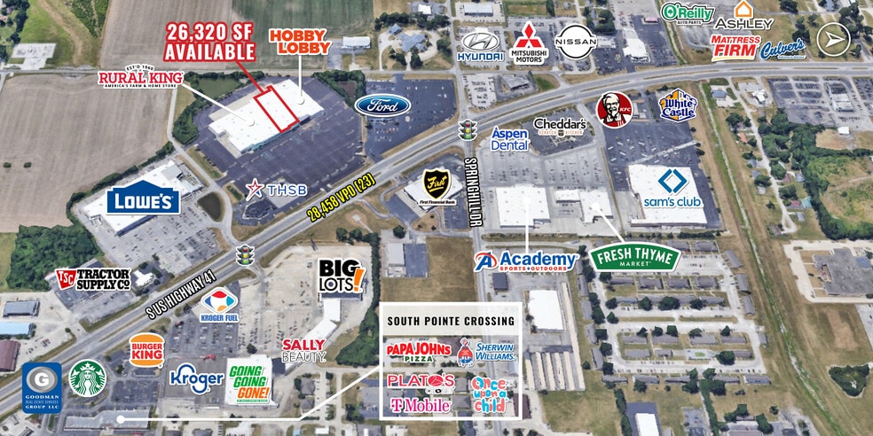 4651 S US Highway 41, Terre Haute, IN for lease - Aerial - Image 2 of 3