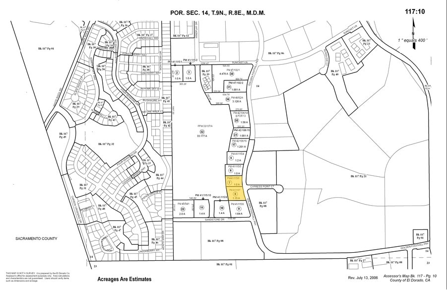 4717 Golden Foothill Pky, El Dorado Hills, CA for lease - Plat Map - Image 2 of 17