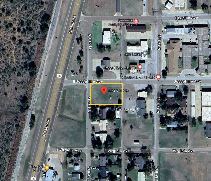 1324 11th st, Frederick, OK à vendre - Photo du bâtiment - Image 2 de 13