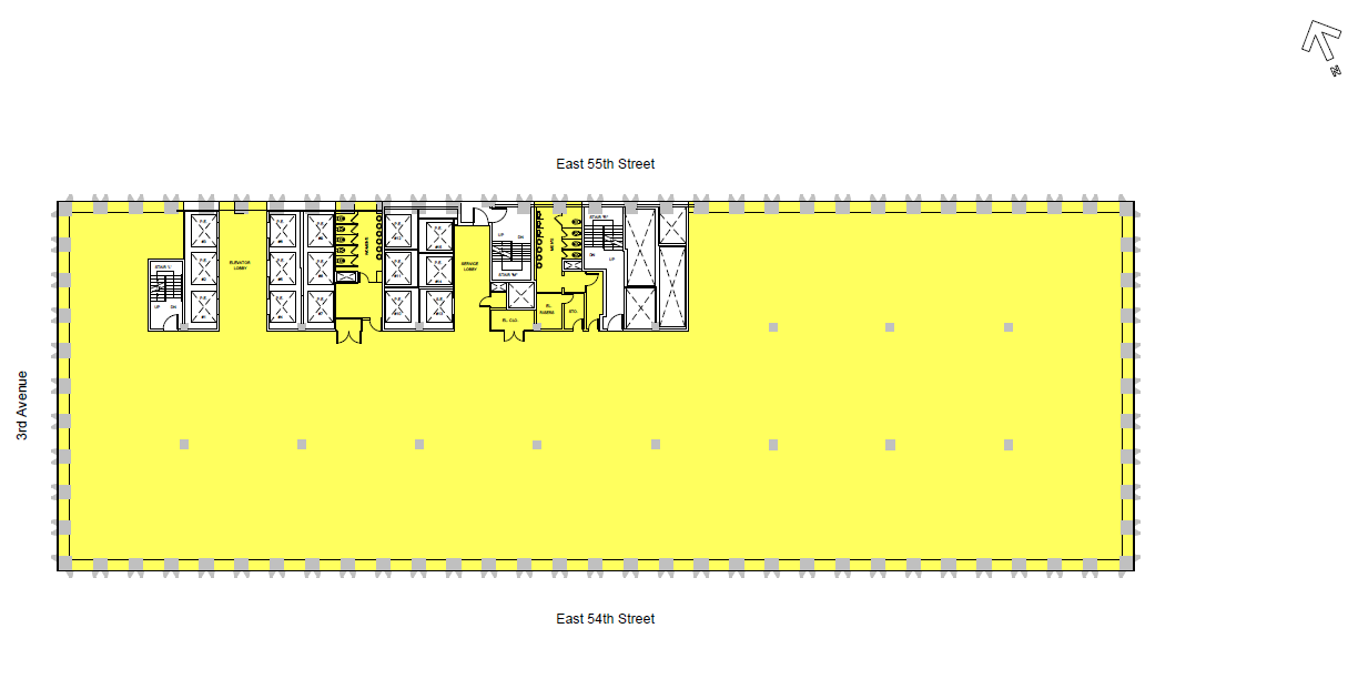 909 Third Ave, New York, NY à louer Plan d’étage- Image 1 de 1