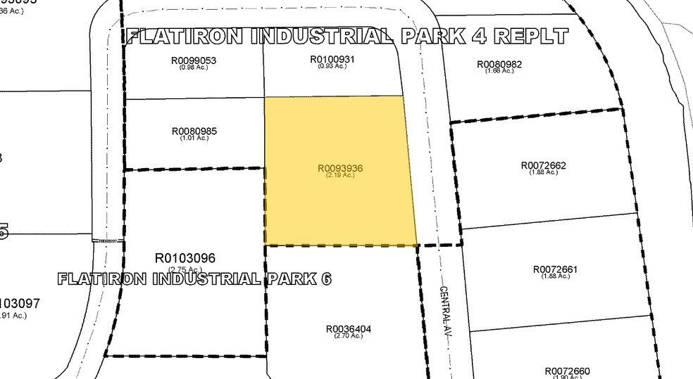 2545 Central Ave, Boulder, CO à louer - Plan cadastral - Image 2 de 5