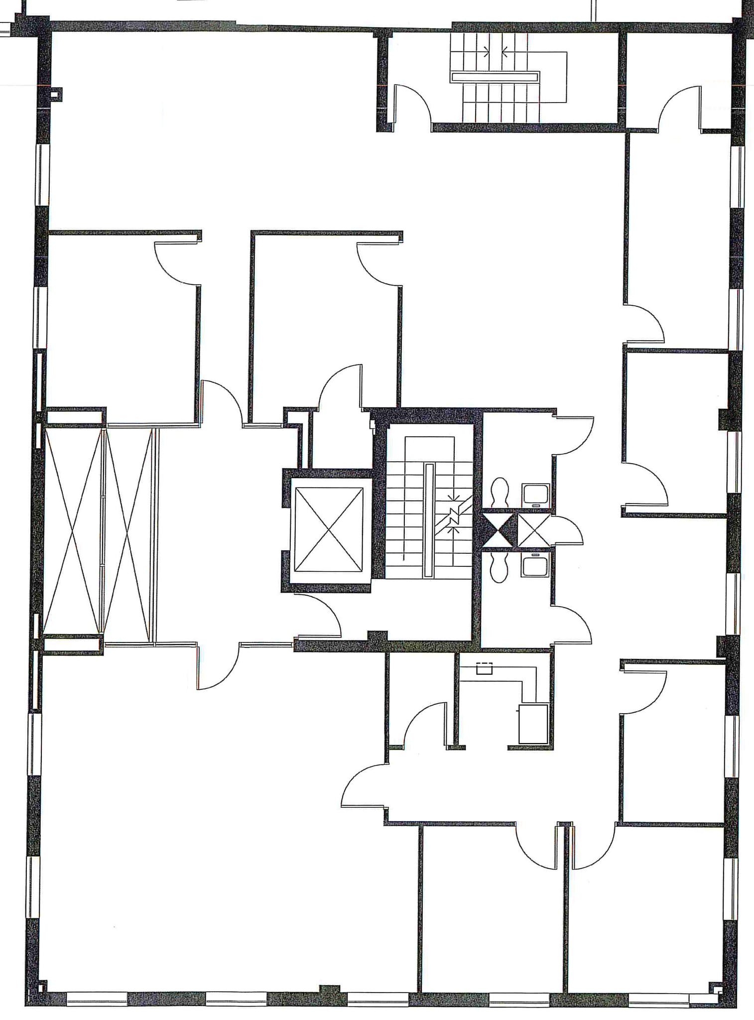 1240 N Pitt St, Alexandria, VA à louer Plan d’étage- Image 1 de 2