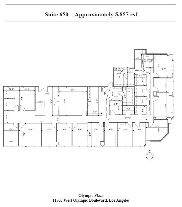 11500 W Olympic Blvd, Los Angeles, CA à louer Plan d’étage- Image 1 de 1