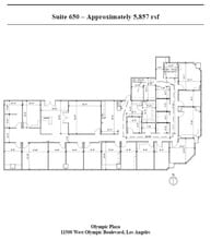 11500 W Olympic Blvd, Los Angeles, CA à louer Plan d’étage- Image 1 de 1