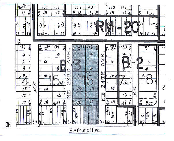 2335 E Atlantic Blvd, Pompano Beach, FL for lease - Plat Map - Image 2 of 19