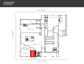 1540 Broadway, New York, NY à louer Plan d  tage- Image 2 de 2