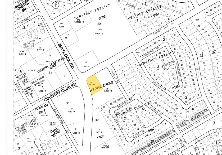 2170 Matlock Rd, Mansfield, TX à louer - Plan cadastral - Image 3 de 13
