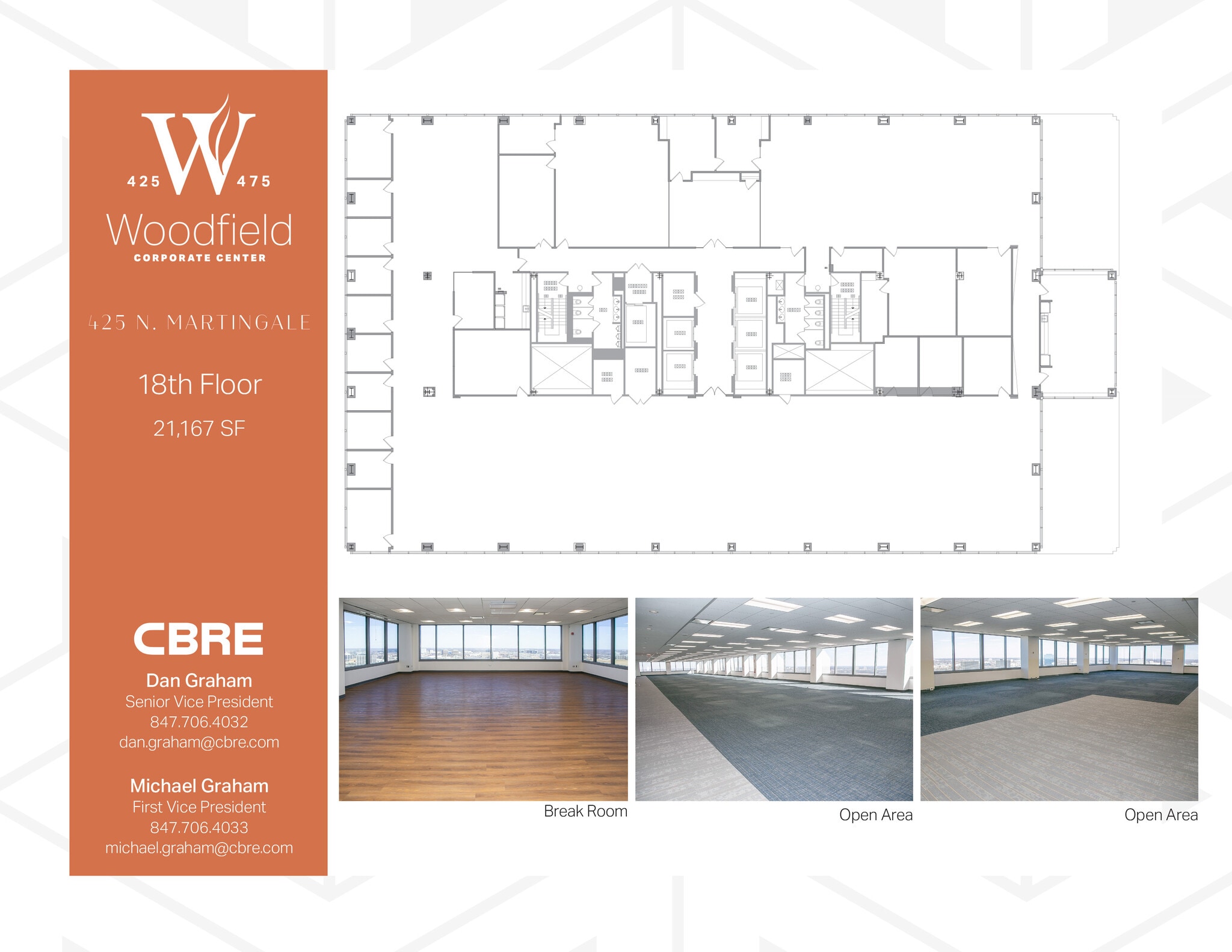 425 N Martingale Rd, Schaumburg, IL for lease Floor Plan- Image 1 of 1