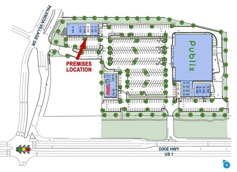 7458-7462 US Highway 1, Saint Augustine, FL à louer - Plan de site - Image 2 de 6