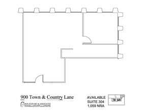 900 Town & Country Blvd, Houston, TX à louer Plan d’étage- Image 2 de 2