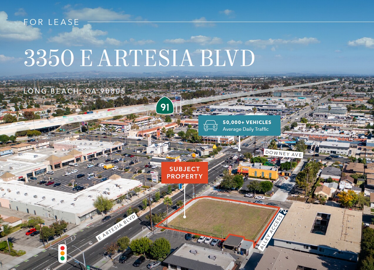 3350 E Artesia Blvd, Long Beach, CA à louer Aérien- Image 1 de 6