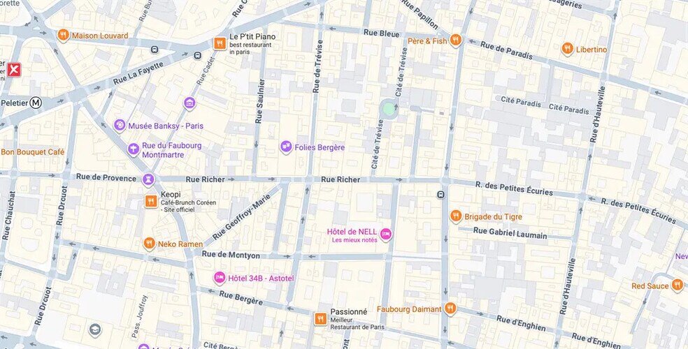 20 Rue Richer, Paris for lease - Building Photo - Image 3 of 4