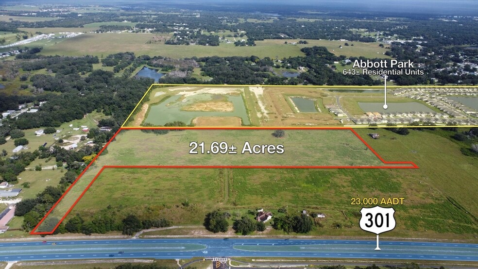 8528 Gall Blvd, Zephyrhills, FL à vendre - Aérien - Image 2 de 2