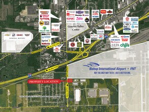 4520 Linden Creek Pky, Flint, MI - AERIAL  map view