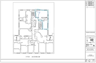 850 Seventh Ave, New York, NY for lease Floor Plan- Image 1 of 1