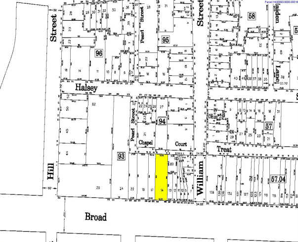 889 Broad St, Newark, NJ à vendre - Plan cadastral - Image 1 de 1