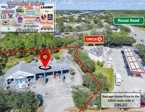 11105 Bloomfield Dr, Orlando, FL - AERIAL map view