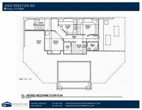 4109 Preston Rd, Frisco, TX à louer Plan d’étage- Image 1 de 9