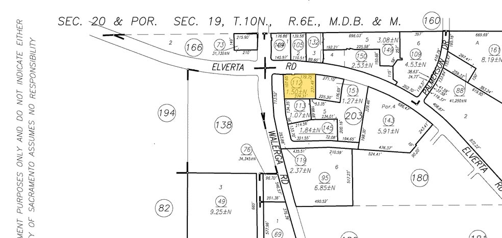 4300 Elverta Rd, Antelope, CA for sale - Plat Map - Image 2 of 6