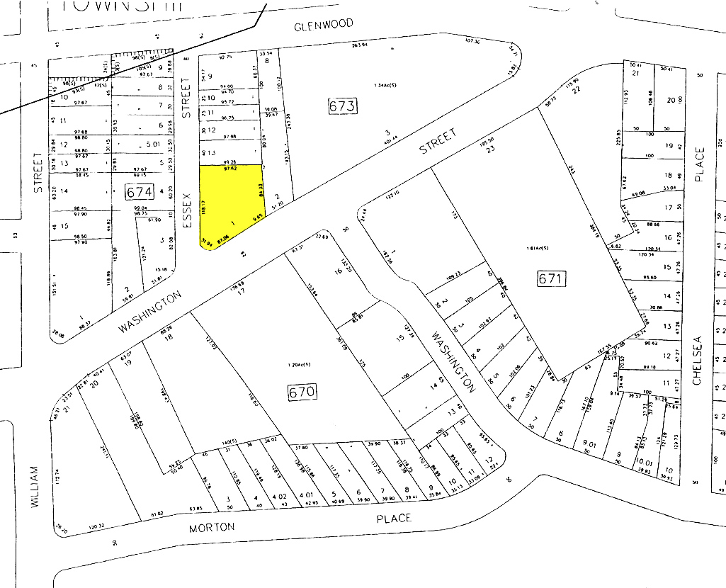 55 Washington St, East Orange, NJ à vendre Plan cadastral- Image 1 de 1