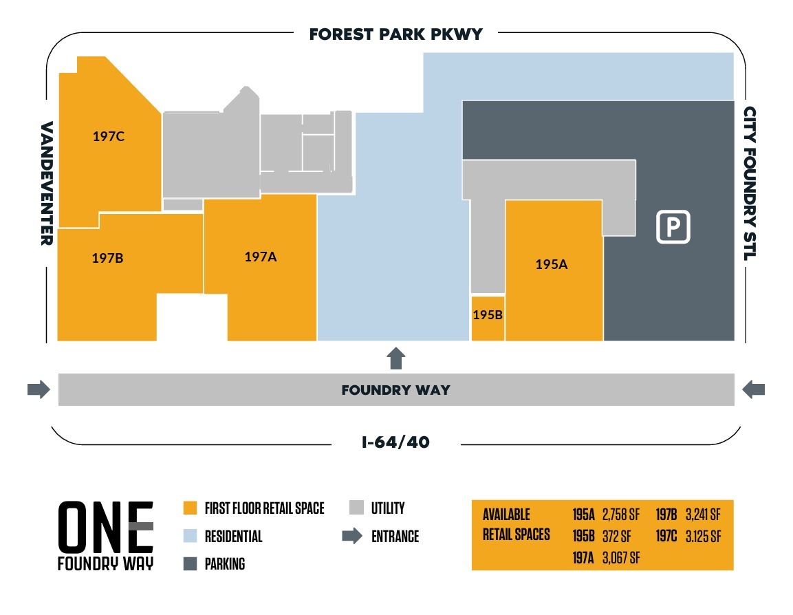 3835 Foundry Way, Saint Louis, MO for lease Floor Plan- Image 1 of 1