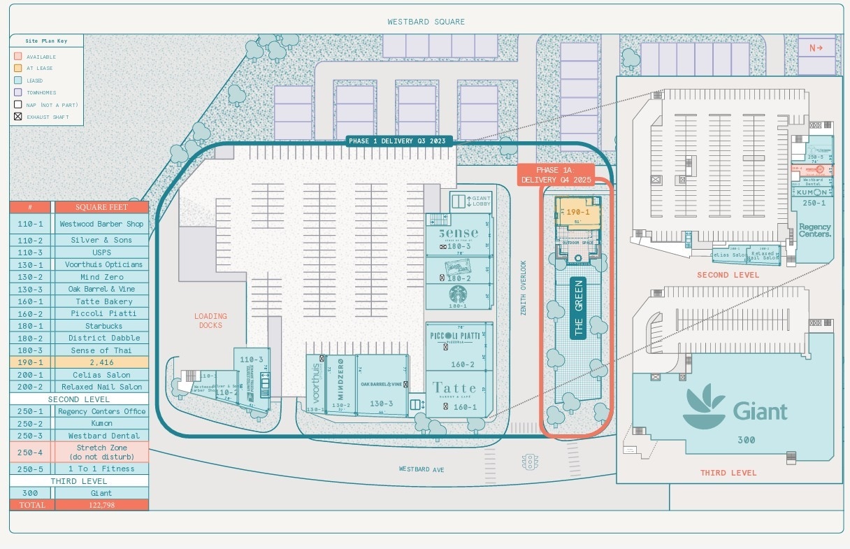 5350-5460 Westbard Ave, Bethesda, MD à louer Plan de site- Image 1 de 1