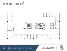 5251 Westheimer Rd, Houston, TX à louer Plan d  tage- Image 1 de 1