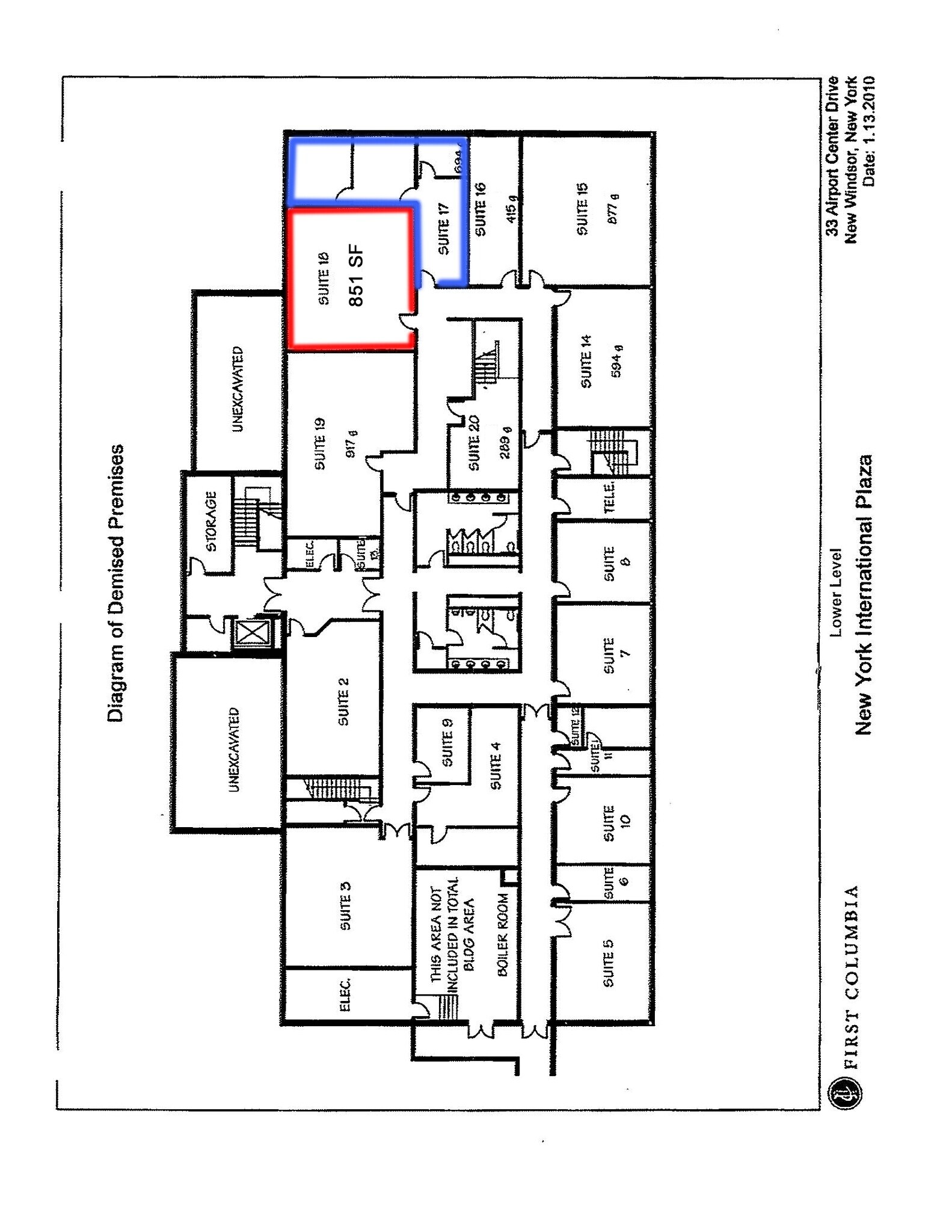 33 Airport Center Dr, New Windsor Township, NY for lease Floor Plan- Image 1 of 1