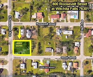 Plus de détails pour 800 Roosevelt St, Wichita Falls, TX - Terrain à vendre