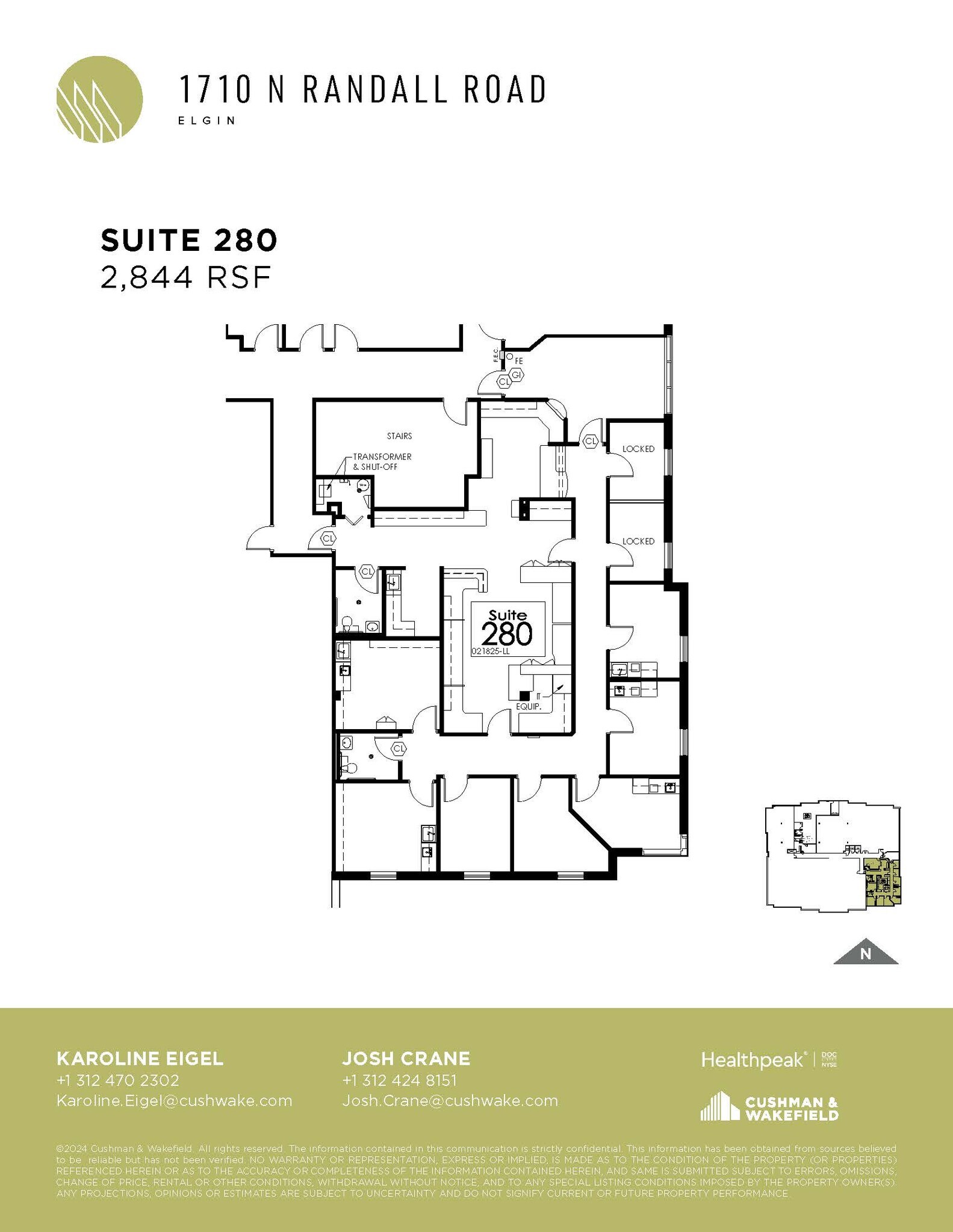 1710 N Randall Rd, Elgin, IL for lease Floor Plan- Image 1 of 1