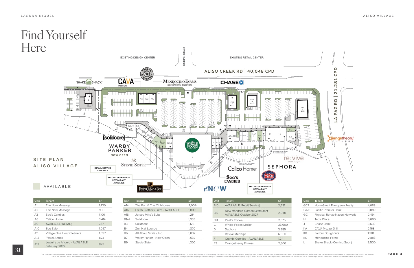 23862-24038 Aliso Creek Rd, Laguna Niguel, CA for lease Site Plan- Image 1 of 1