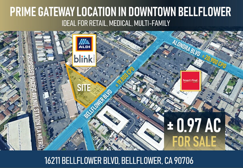 16211 Bellflower Blvd, Bellflower, CA à vendre - Photo du bâtiment - Image 1 de 3