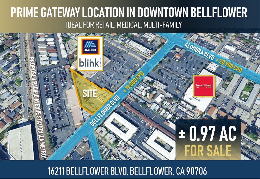 16211 Bellflower Blvd, Bellflower, CA à vendre Photo du bâtiment- Image 1 de 4