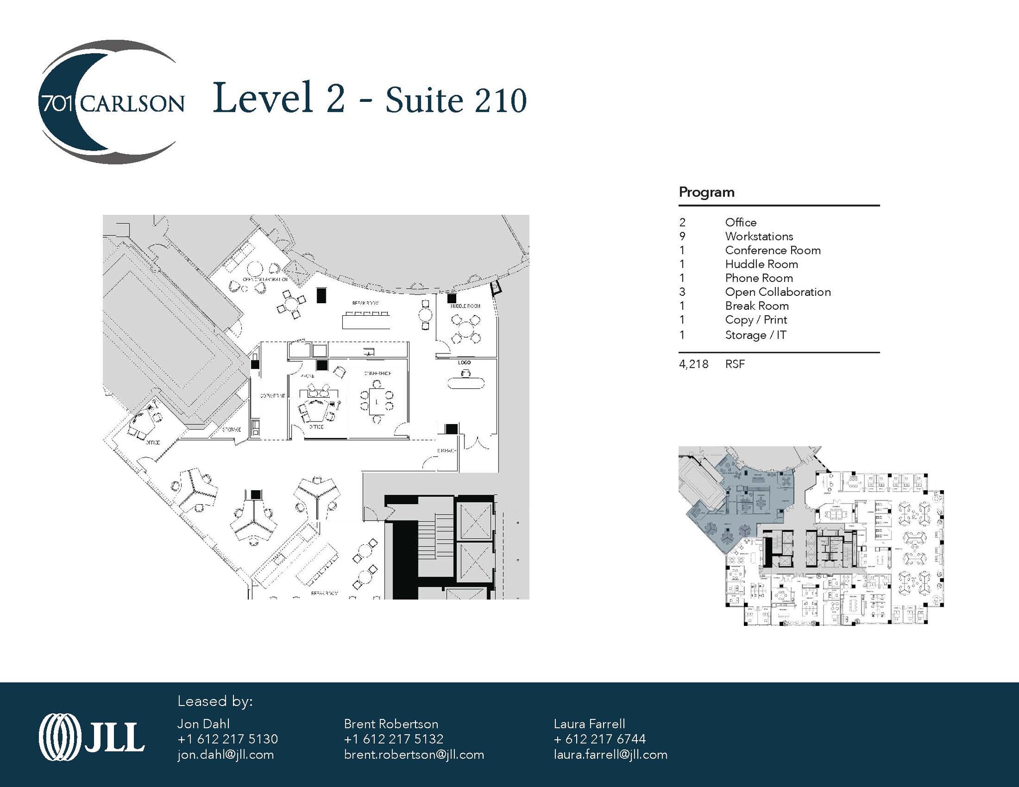 701 Carlson Pky, Minnetonka, MN à louer Plan d  tage- Image 1 de 1