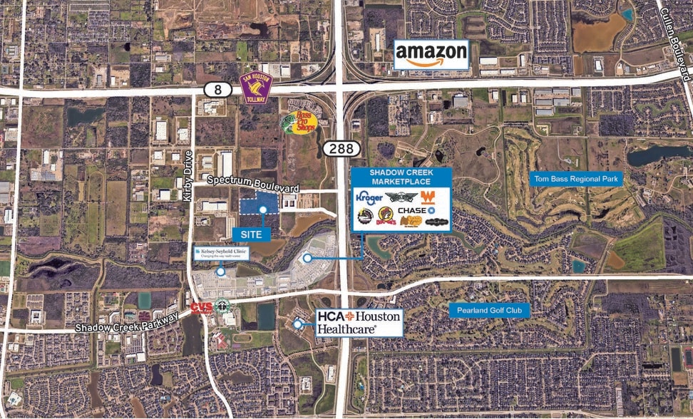 South Spectrum Boulevard Blvd, Pearland, TX à vendre - Aérien - Image 1 de 1