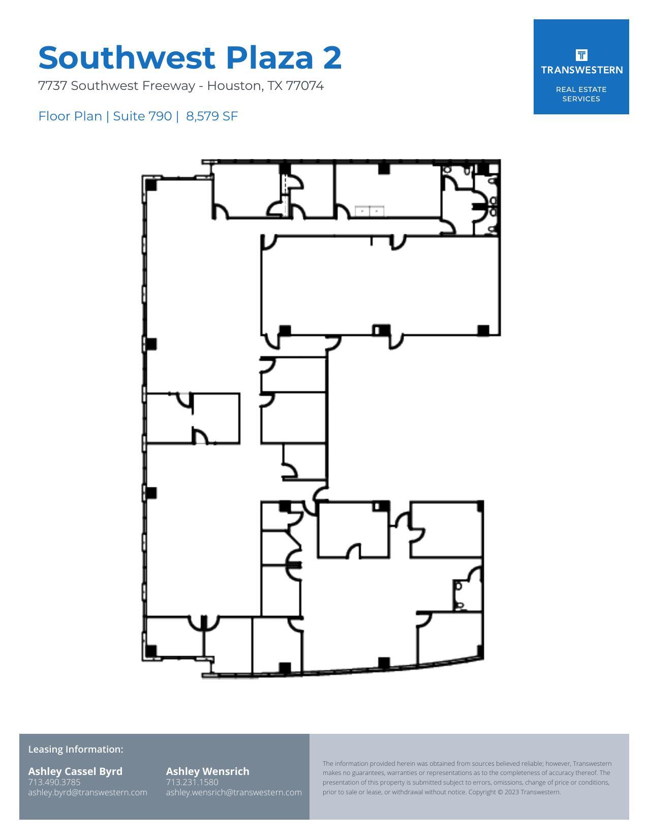 7737 Southwest Fwy, Houston, TX for lease Floor Plan- Image 1 of 1