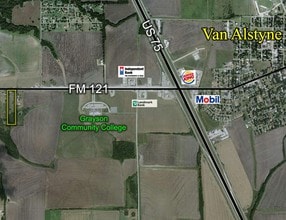 12302 FM 121, Van Alstyne, TX - AÉRIEN Vue de la carte