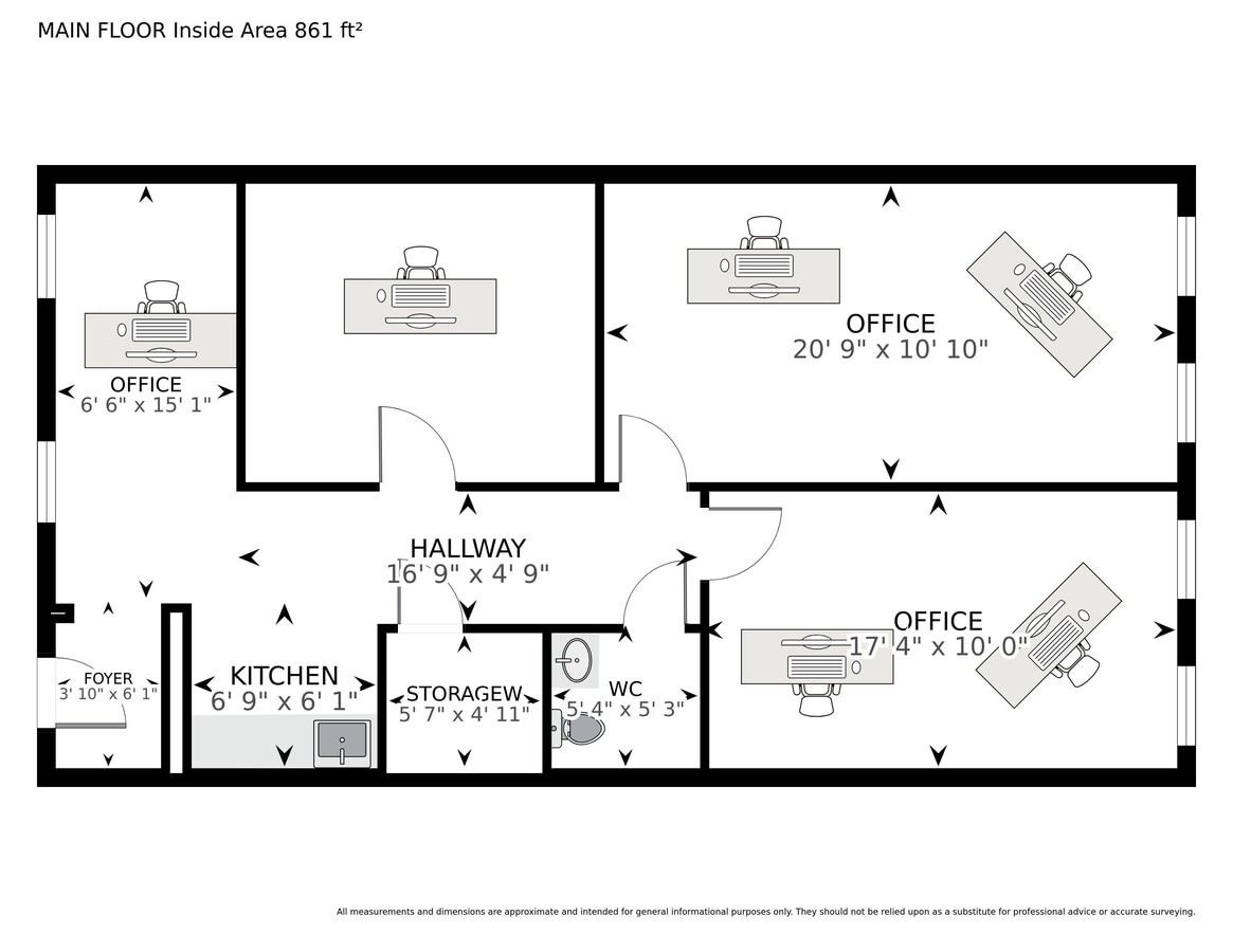 8607-8609 2nd Ave, Silver Spring, MD 20910 - Unité 305-A - - Plan d’étage - Image 1 of 14