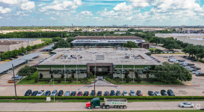 11104 W Airport Blvd, Stafford, TX - aerial  map view