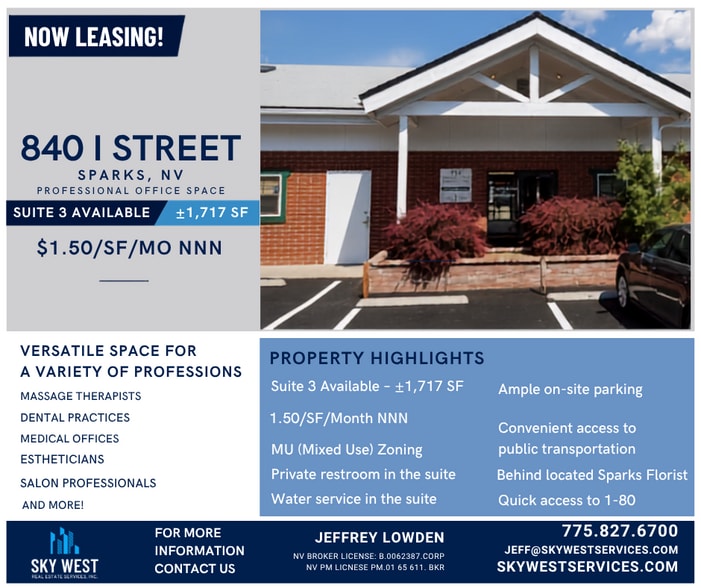 840 I St, Sparks, NV for lease - Building Photo - Image 3 of 17
