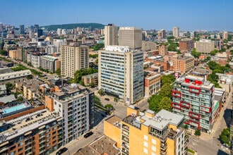 1055 Boul René-Lévesque E, Montréal, QC - AERIAL  map view