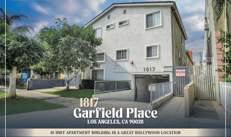 1817 Garfield Pl, Los Angeles, CA à vendre - Photo du bâtiment - Image 1 de 10