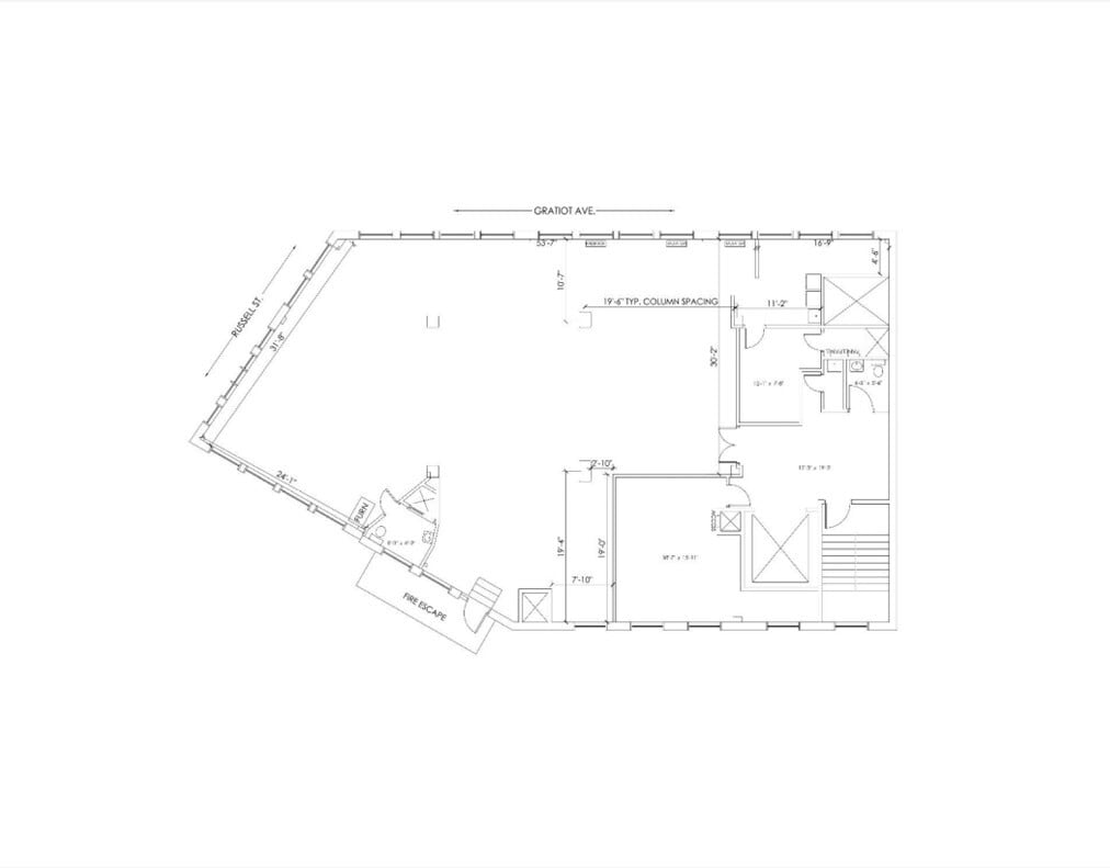 1400-1404 Gratiot Ave, Detroit, MI for sale Floor Plan- Image 1 of 1